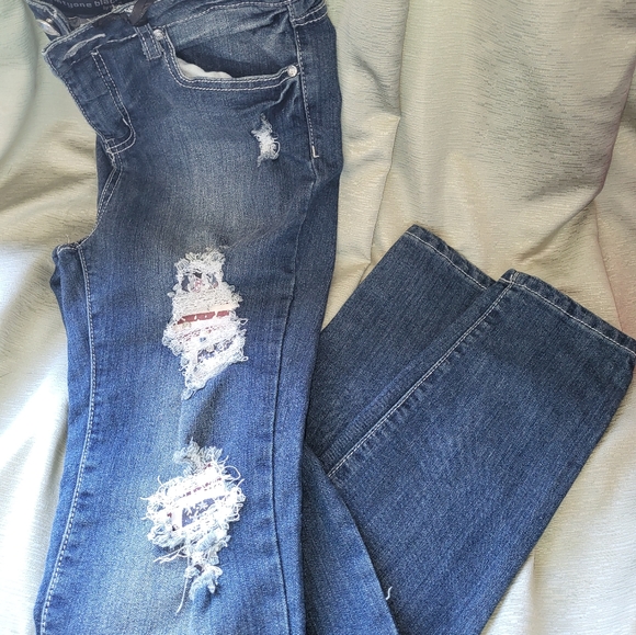 Twentyone Black Blue Denim Jeans  by Rue21. New! - Picture 3 of 6
